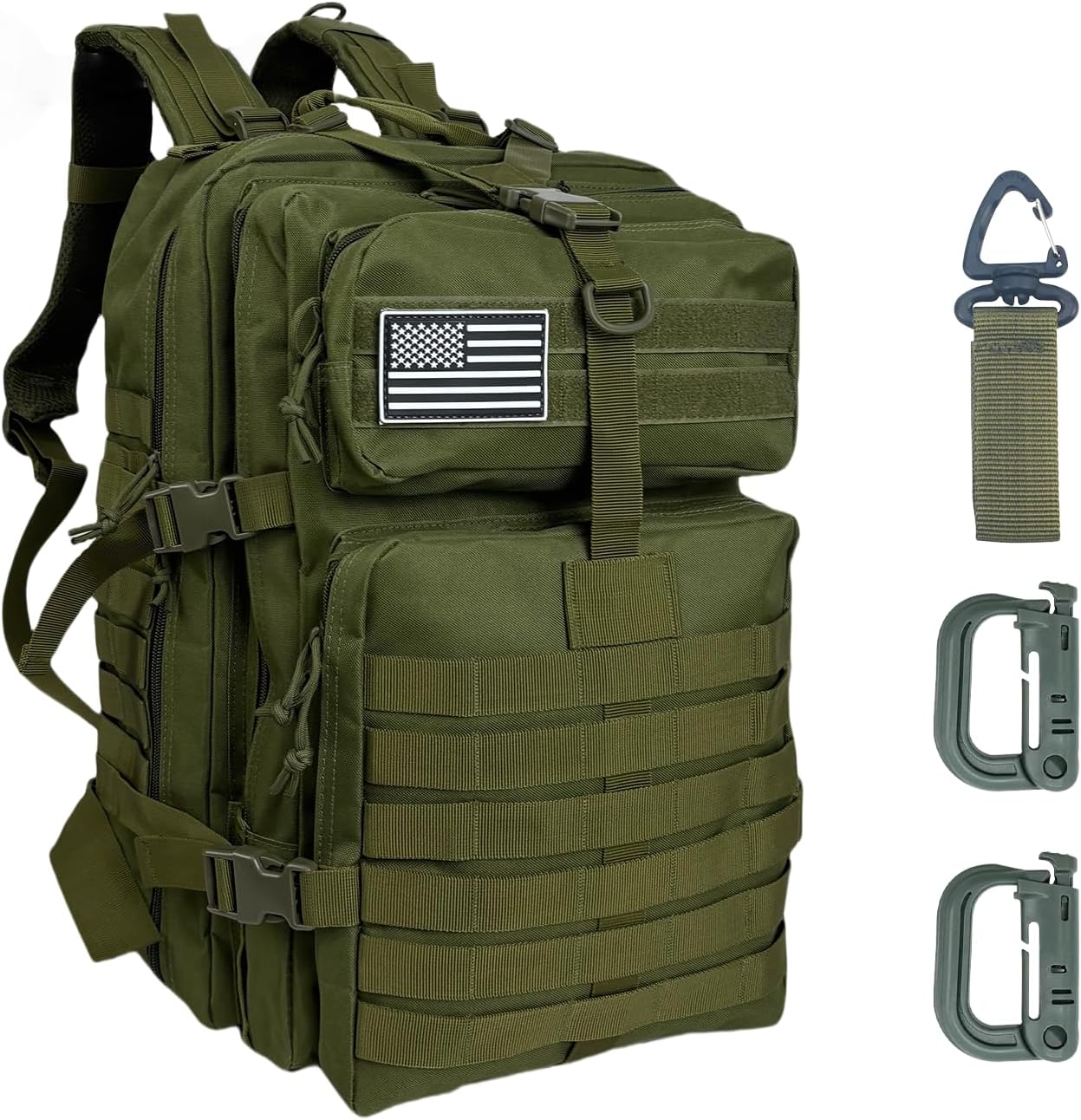 50L Military Tactical Backpack - Assault Pack for Men, Travel & Hiking
