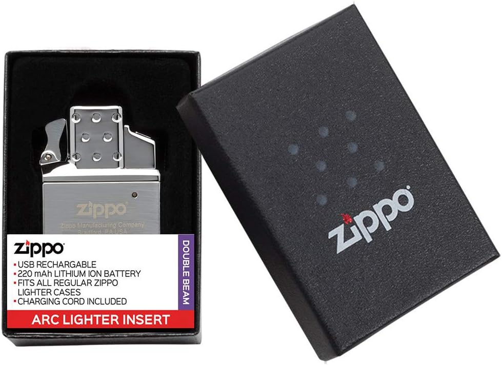 š„ Zippo Arc Lighter Insert ā Windproof, Rechargeable & Built to Last