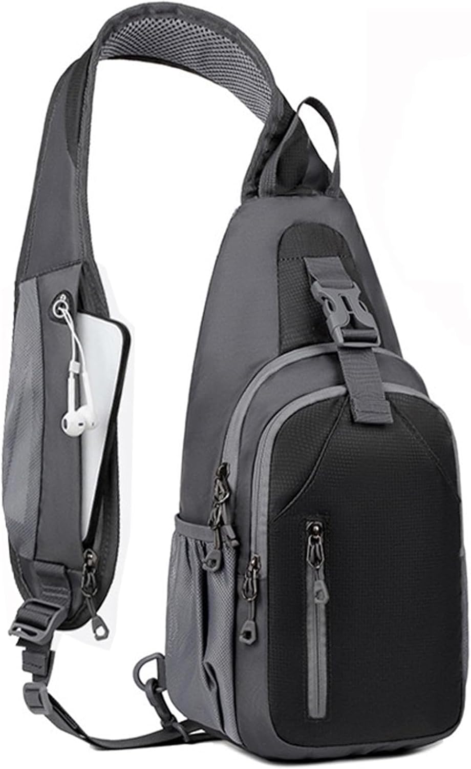Waterproof Sling Bag w/ USB Port - Anti-Theft Crossbody Pack