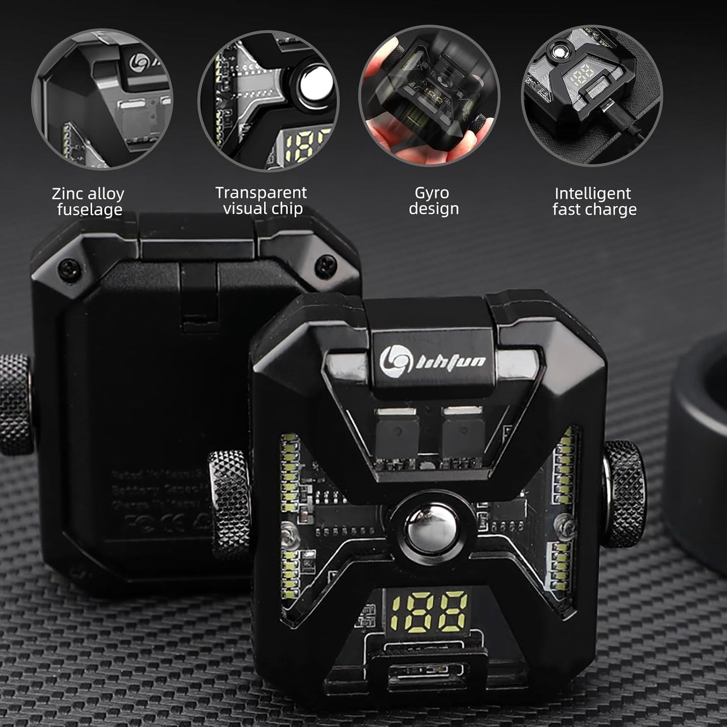 🔥 LIHTUN Smart Arc Lighter - The Tech-Savvy Fire Starter