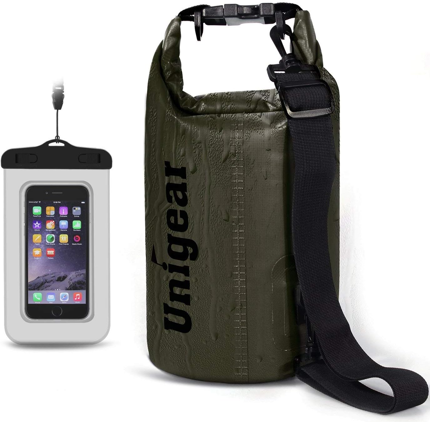 Unigear Dry Bag 2L-40L – 100% Waterproof for Kayaking, Swimming, Beach