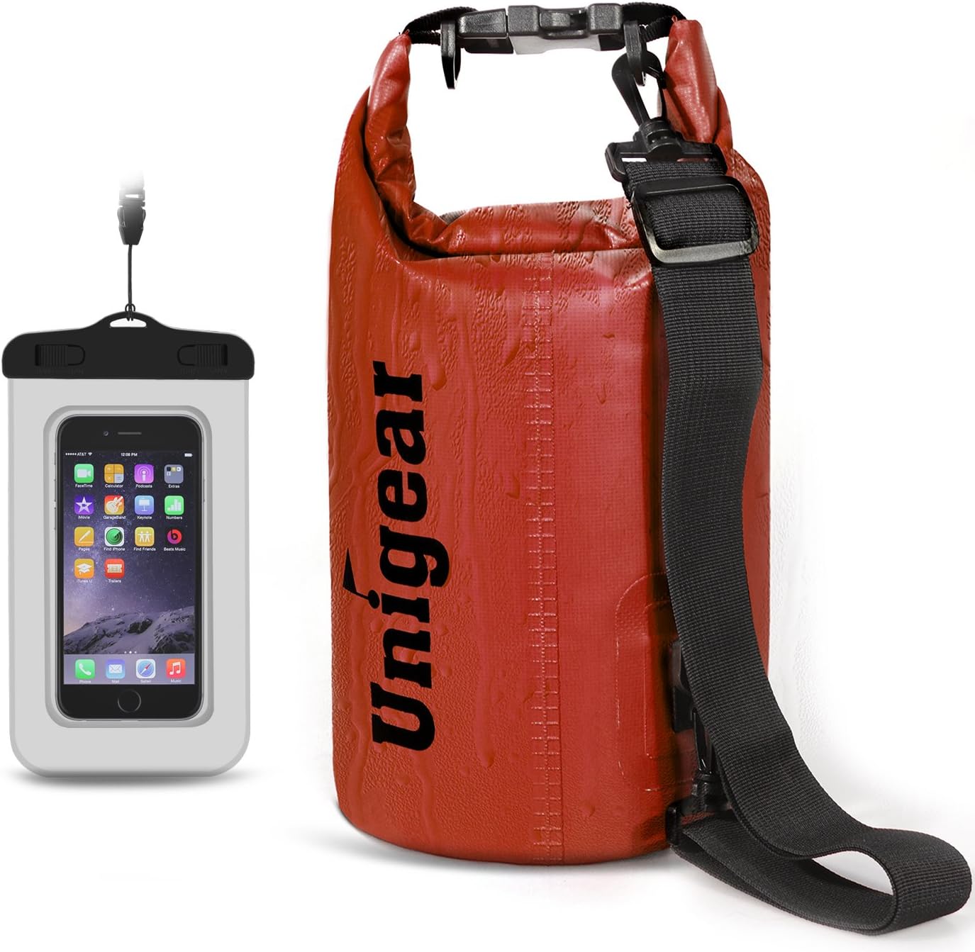 Unigear Dry Bag 2L-40L – 100% Waterproof for Kayaking, Swimming, Beach