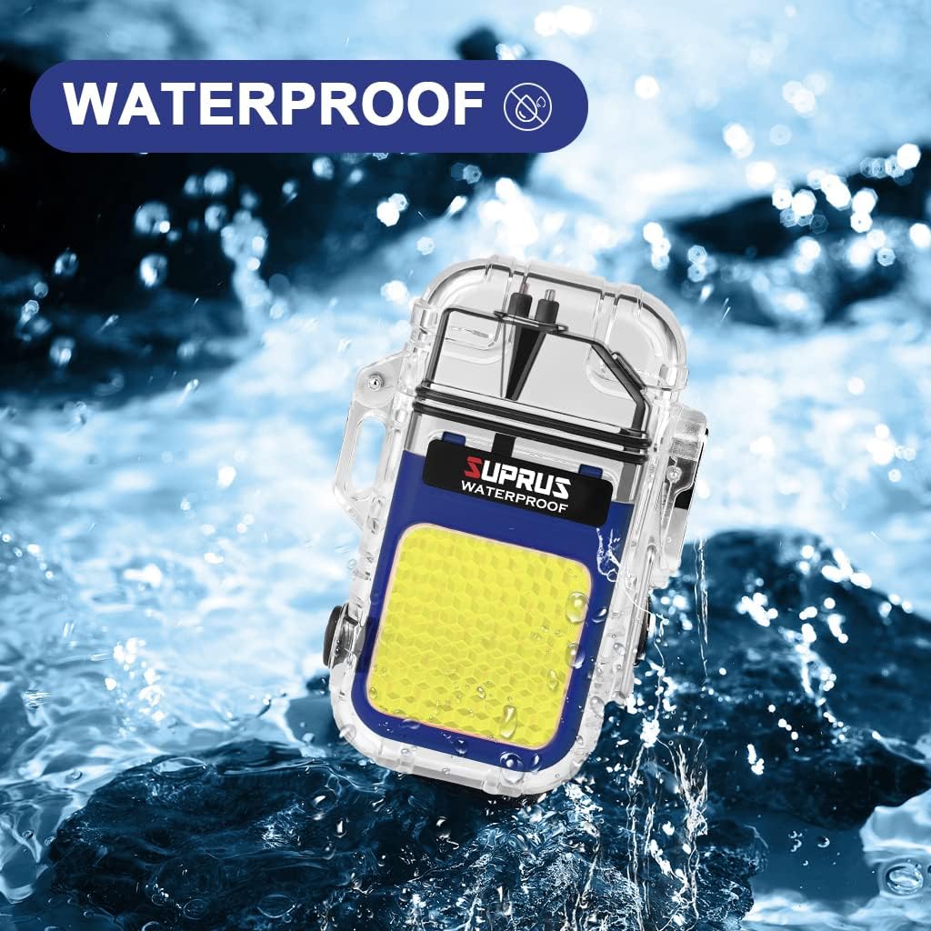 🔥 SUPRUS Tactical Arc Lighter - Windproof, Waterproof & Survival-Ready (3 Colors)