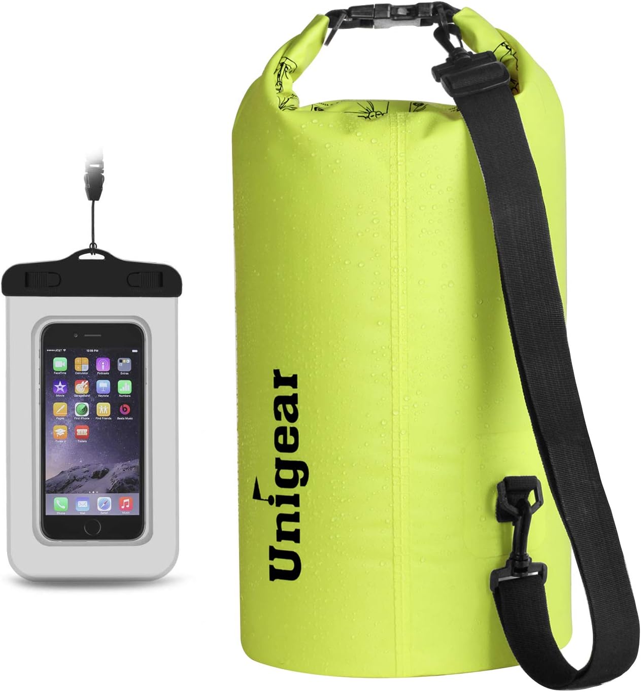 Unigear Dry Bag 2L-40L – 100% Waterproof for Kayaking, Swimming, Beach