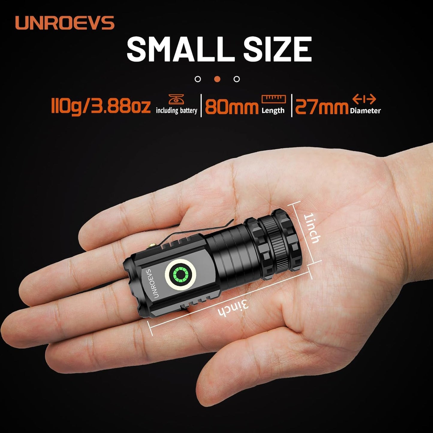2-in-1 Tactical Flashlight & UV Light - 1500LM EDC, 5 Modes & Magnetic Base | 365nm Blacklight for Detection, Inspections & Emergencies