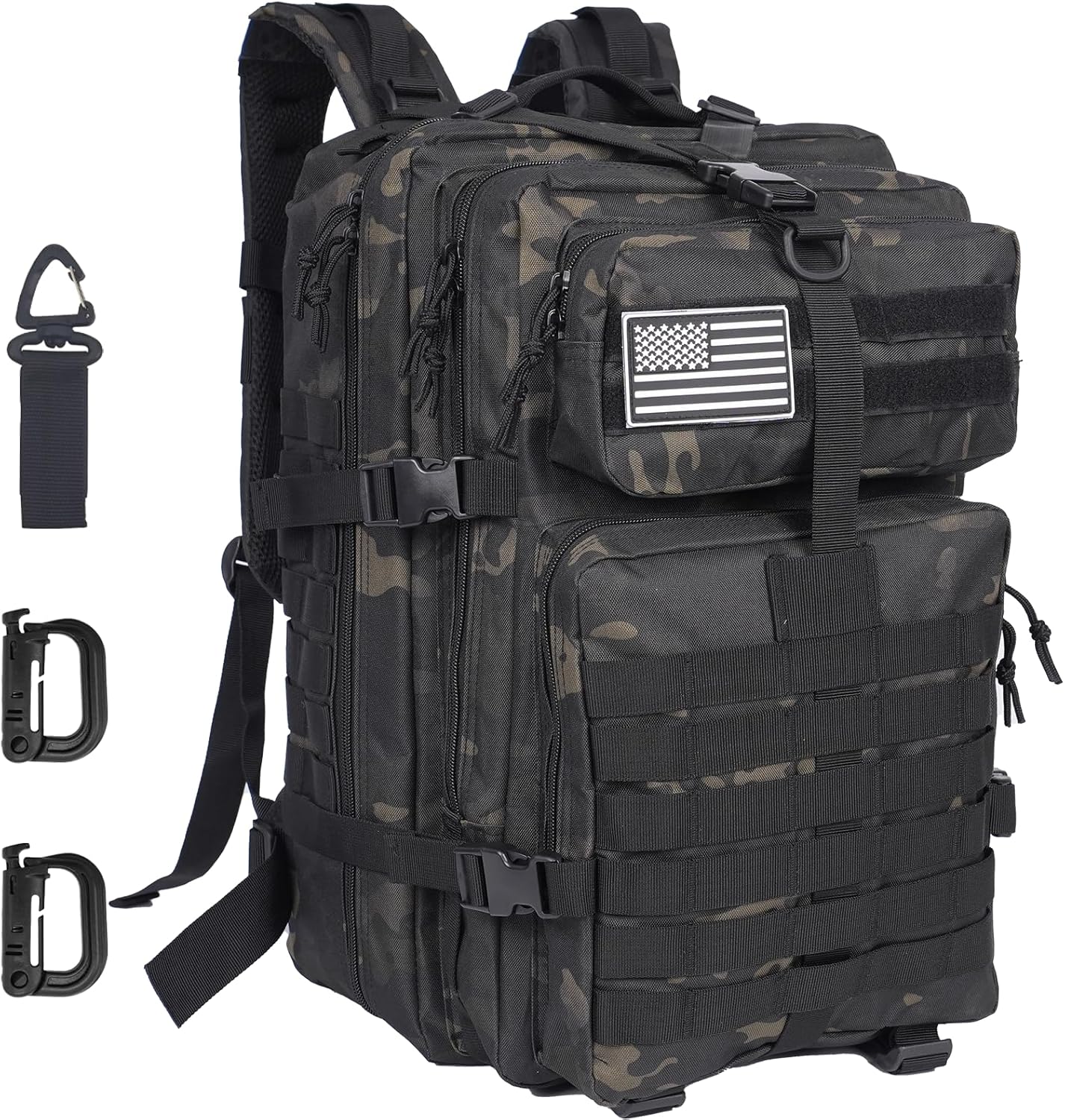 50L Military Tactical Backpack - Assault Pack for Men, Travel & Hiking