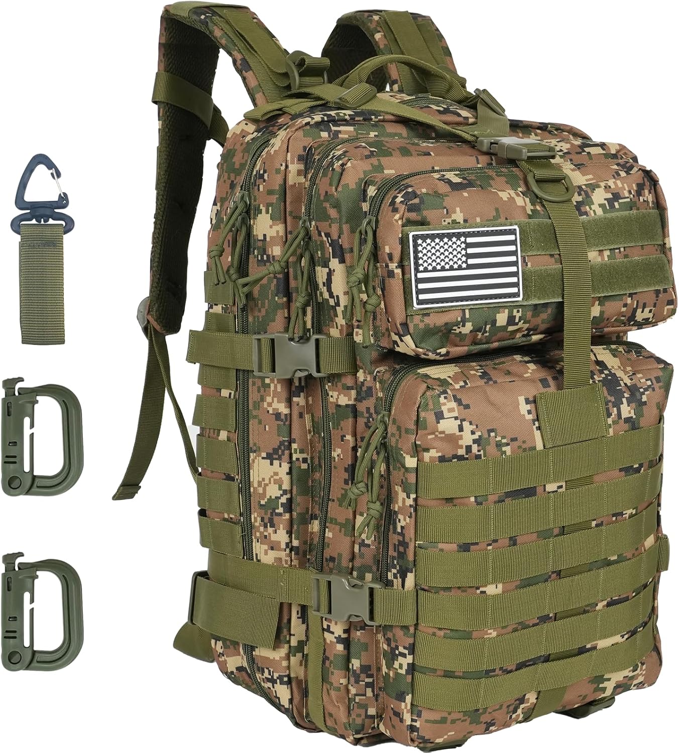 50L Military Tactical Backpack - Assault Pack for Men, Travel & Hiking