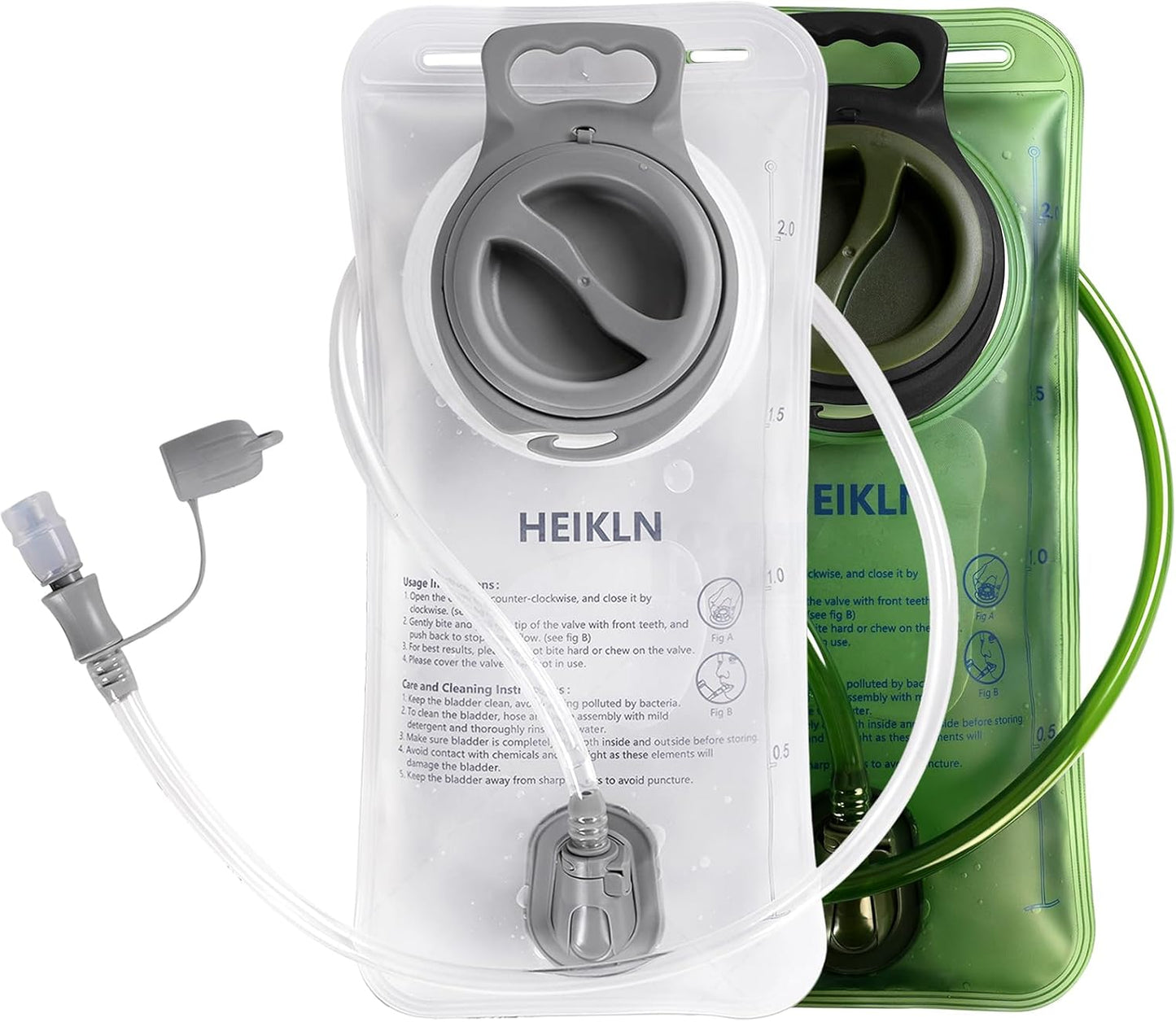 Leakproof 2L/3L Hydration Bladder - BPA Free Water Reservoir for Hiking & Running