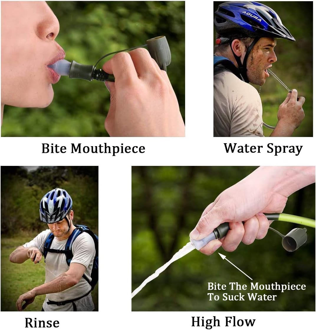 Leakproof 2L/3L Hydration Bladder - BPA Free Water Reservoir for Hiking & Running