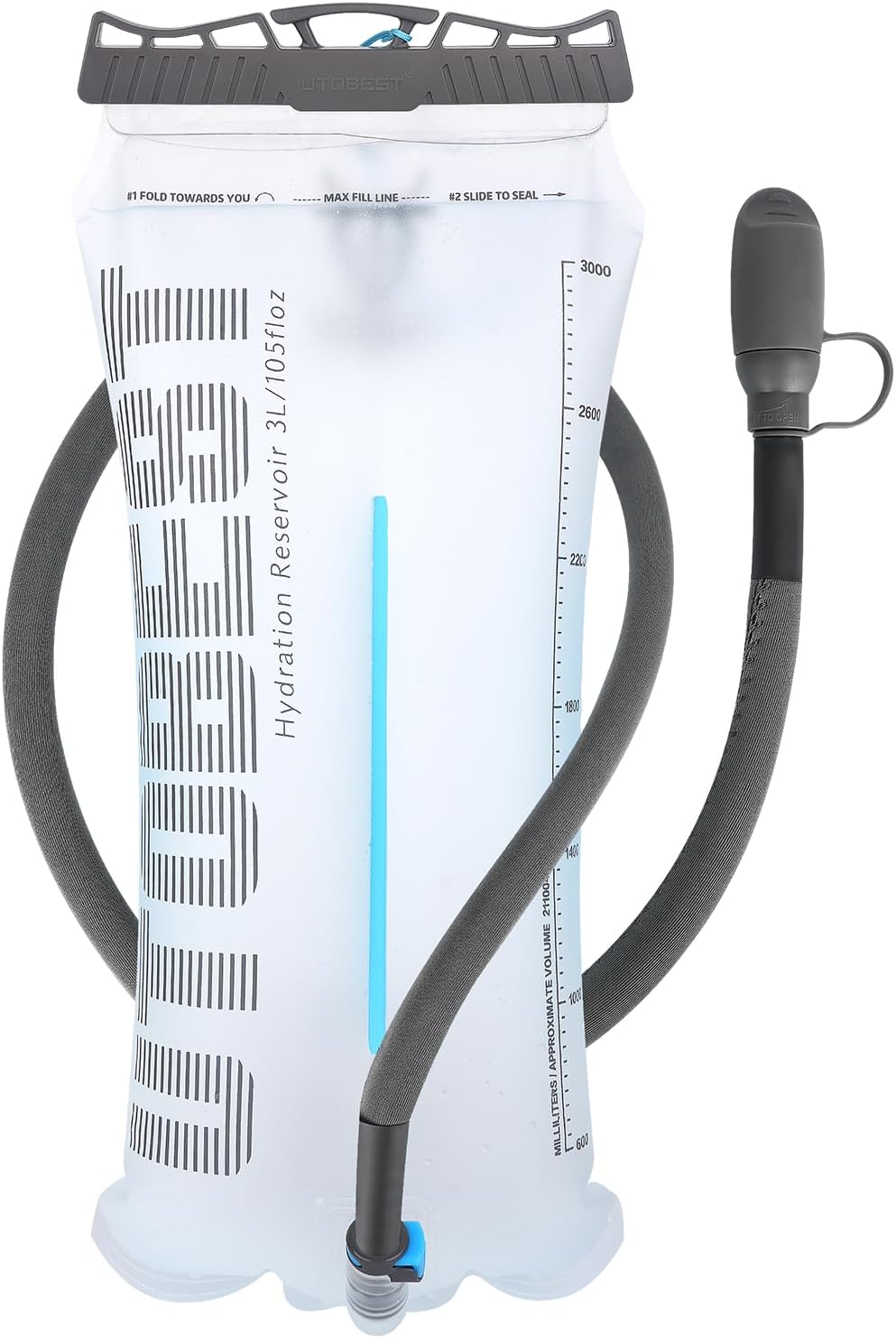 UTOBEST Hydration Bladder - Leakproof, BPA-Free, Wide Opening