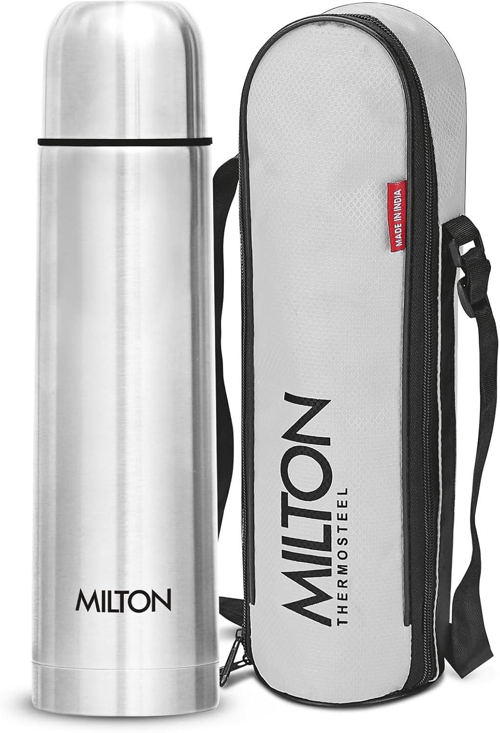 Milton 24Hr Thermosteel Flask,350ml-1000ml,Vacuum Insulated,Leak-Proof