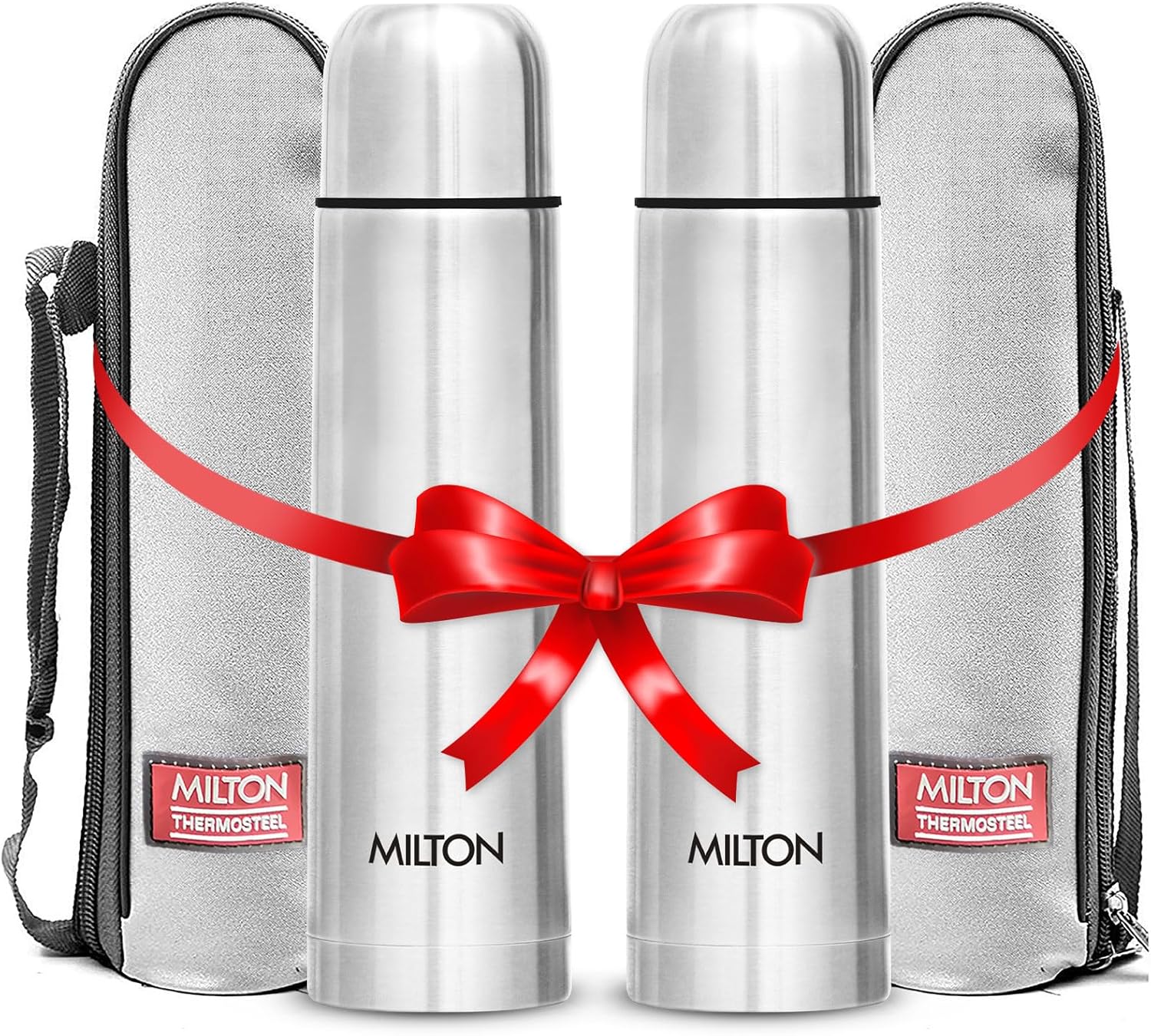 Milton 24Hr Thermosteel Flask,350ml-1000ml,Vacuum Insulated,Leak-Proof
