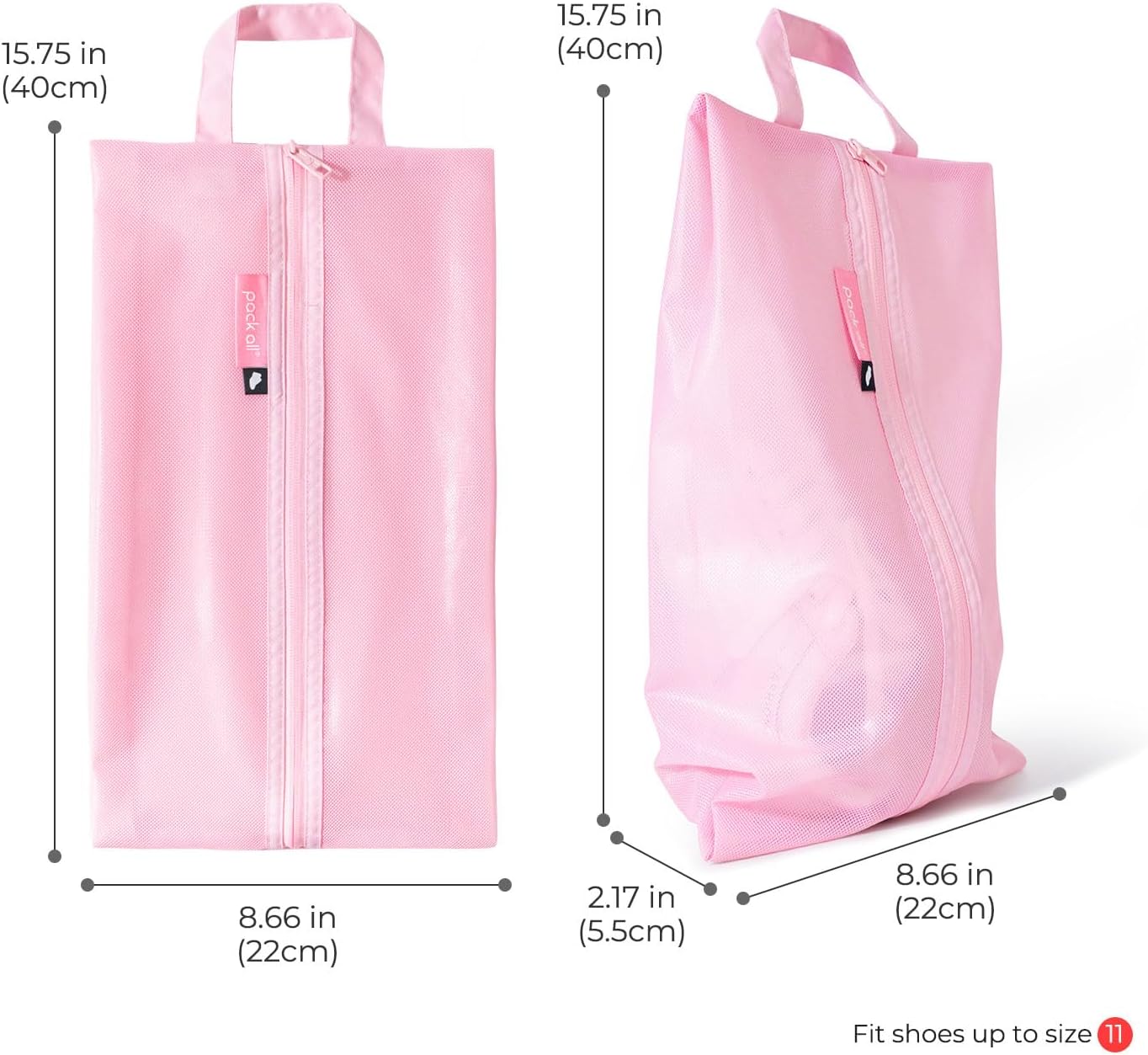 Keep Your Bag Clean! Water-Resistant Travel Shoe Bags