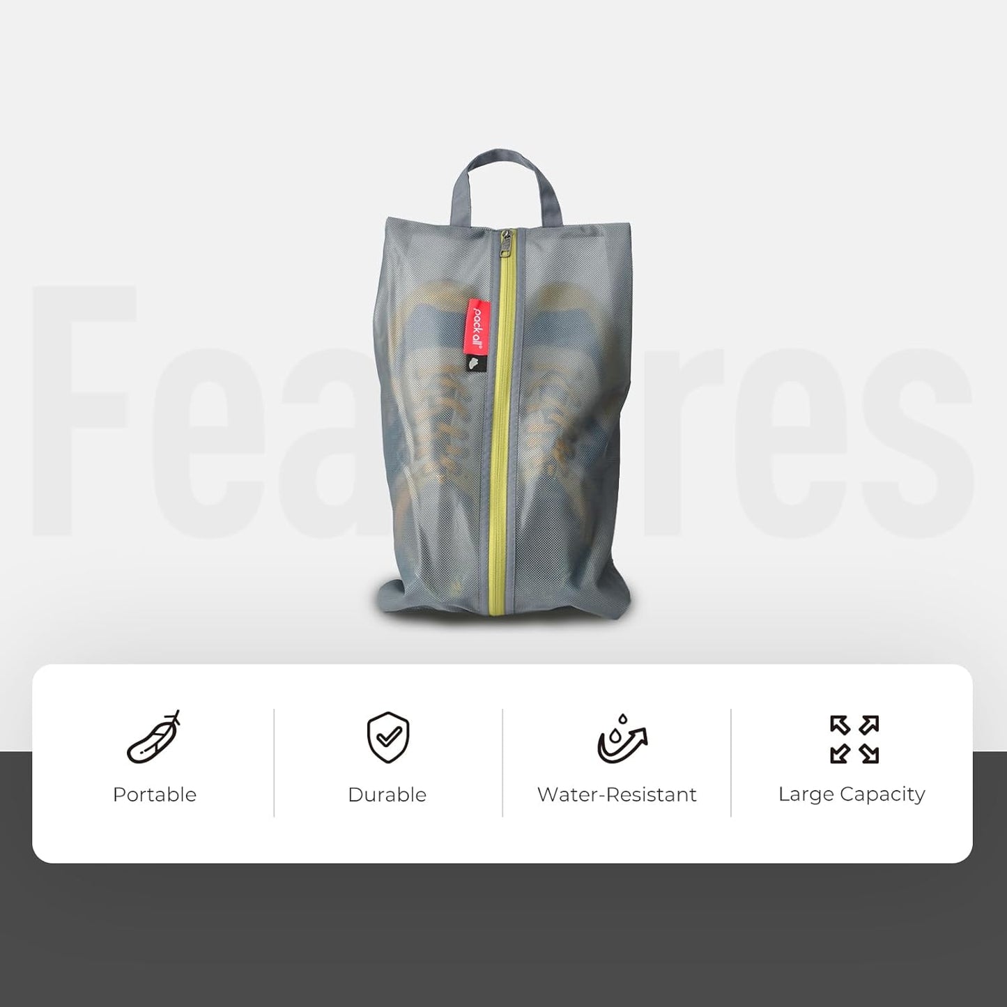 Keep Your Bag Clean! Water-Resistant Travel Shoe Bags