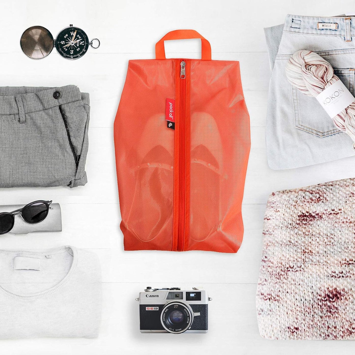 Keep Your Bag Clean! Water-Resistant Travel Shoe Bags