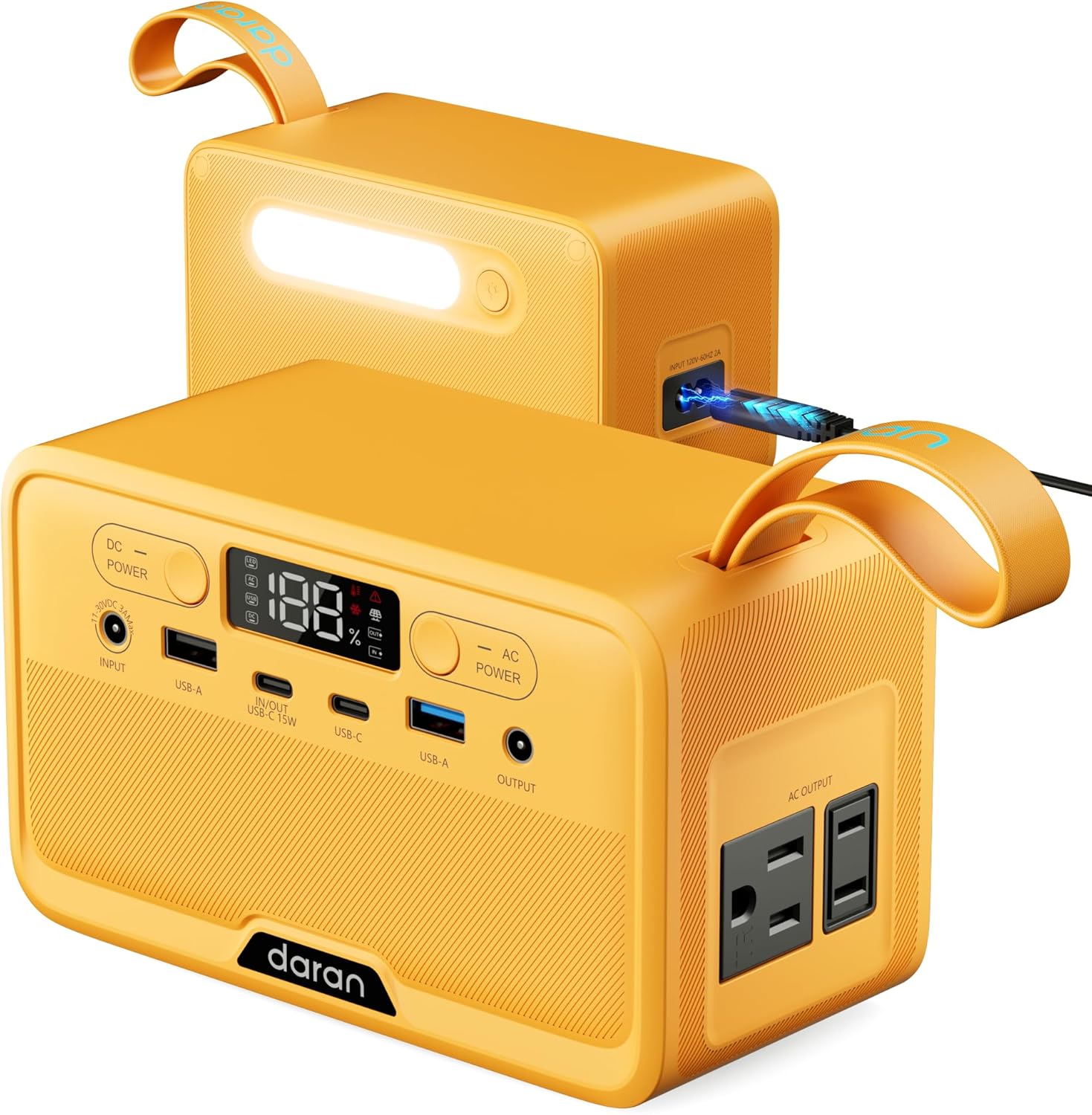 100W Portable Power Station - 28,000mAh LiFePO4 Battery, AC Outlets