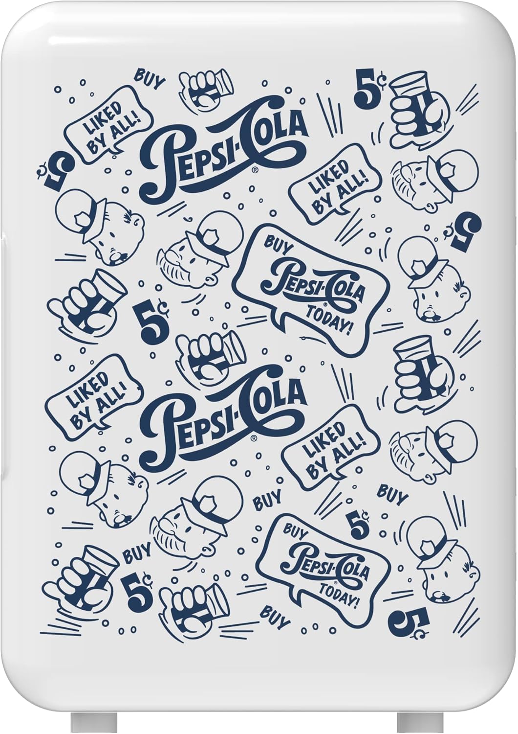 Pepsi Mini Fridge - 4L Portable Cooler & Warmer for Car & Home