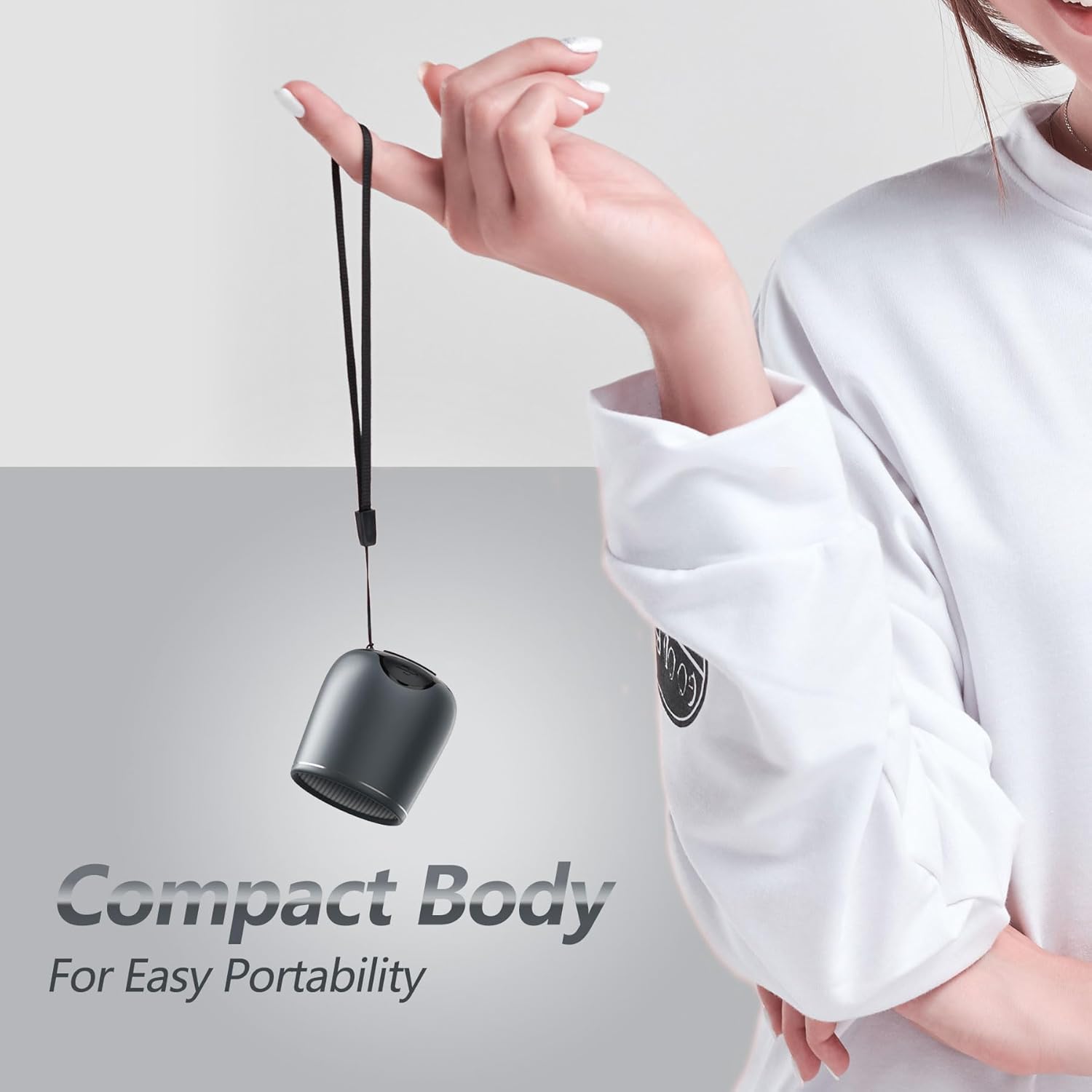 Mini Metal Bluetooth Speaker - IP65 Waterproof, 10H Play, Stereo Sound