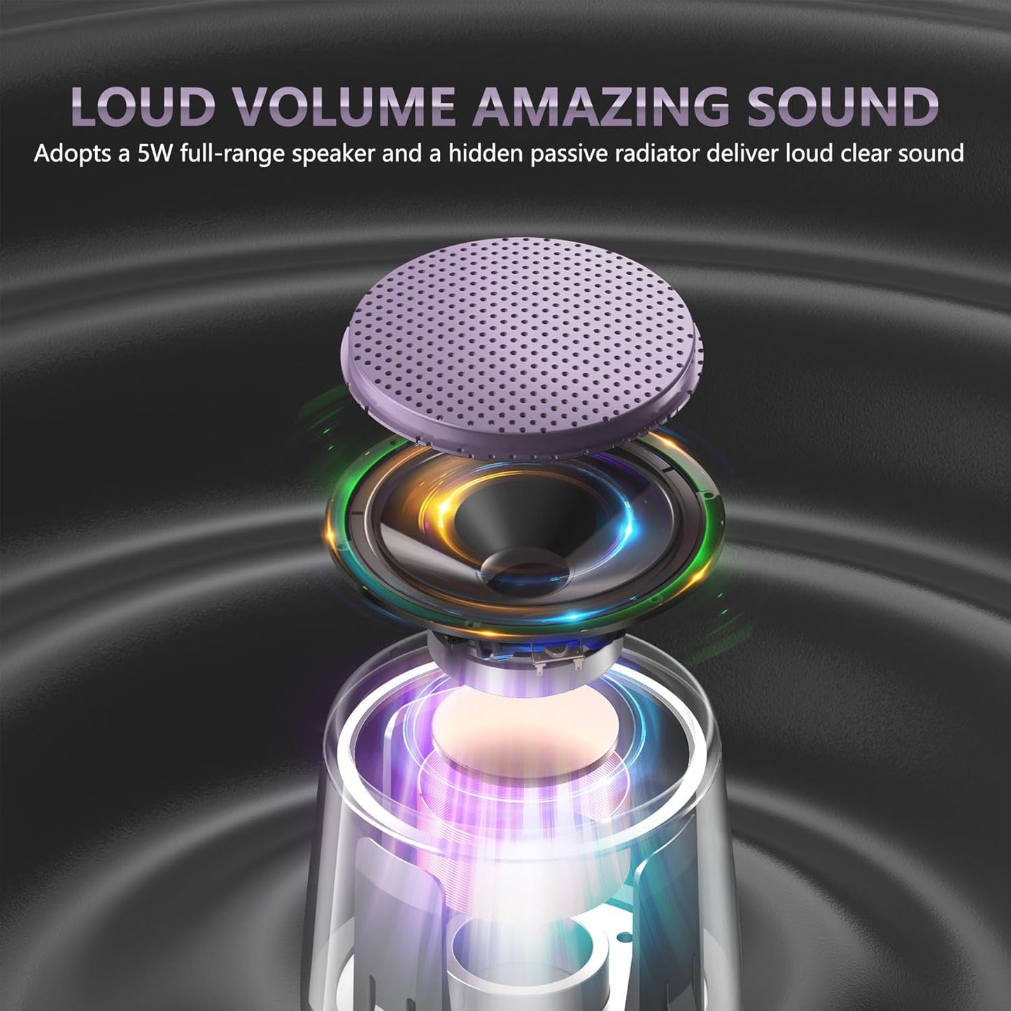 Mini Metal Bluetooth Speaker - IP65 Waterproof, 10H Play, Stereo Sound