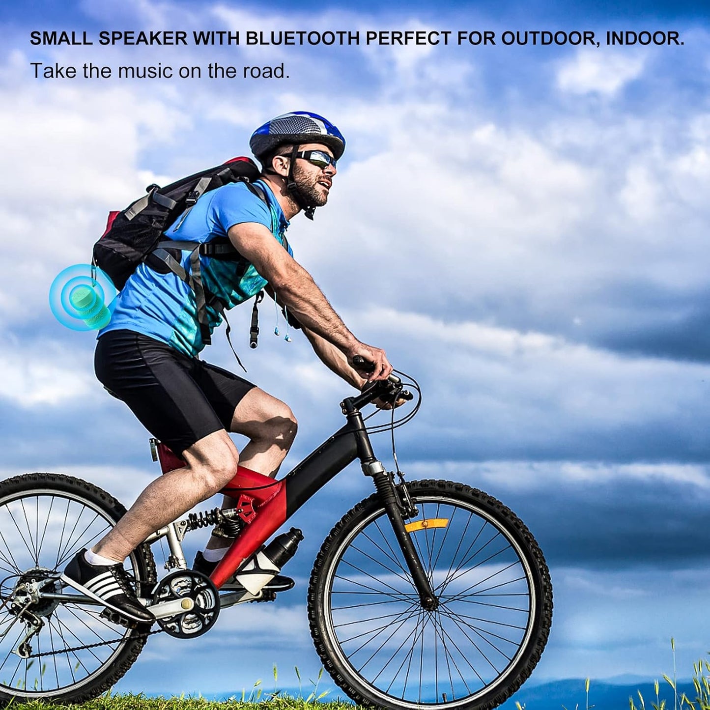 Portable Bluetooth Speaker - 360° Sound, IP65 Waterproof, 10H Play