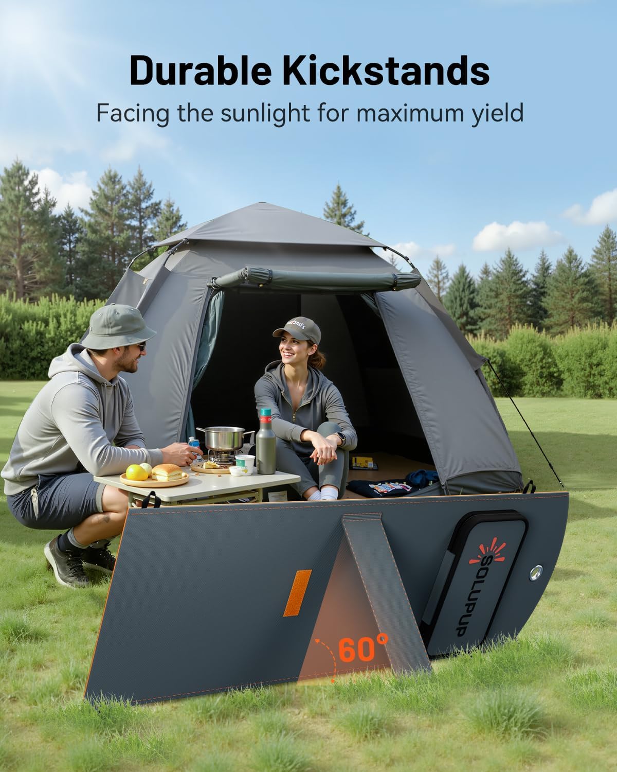 SOLUPUP Solar Panel 10W-200W | Solar Charger for Phone & Power Station