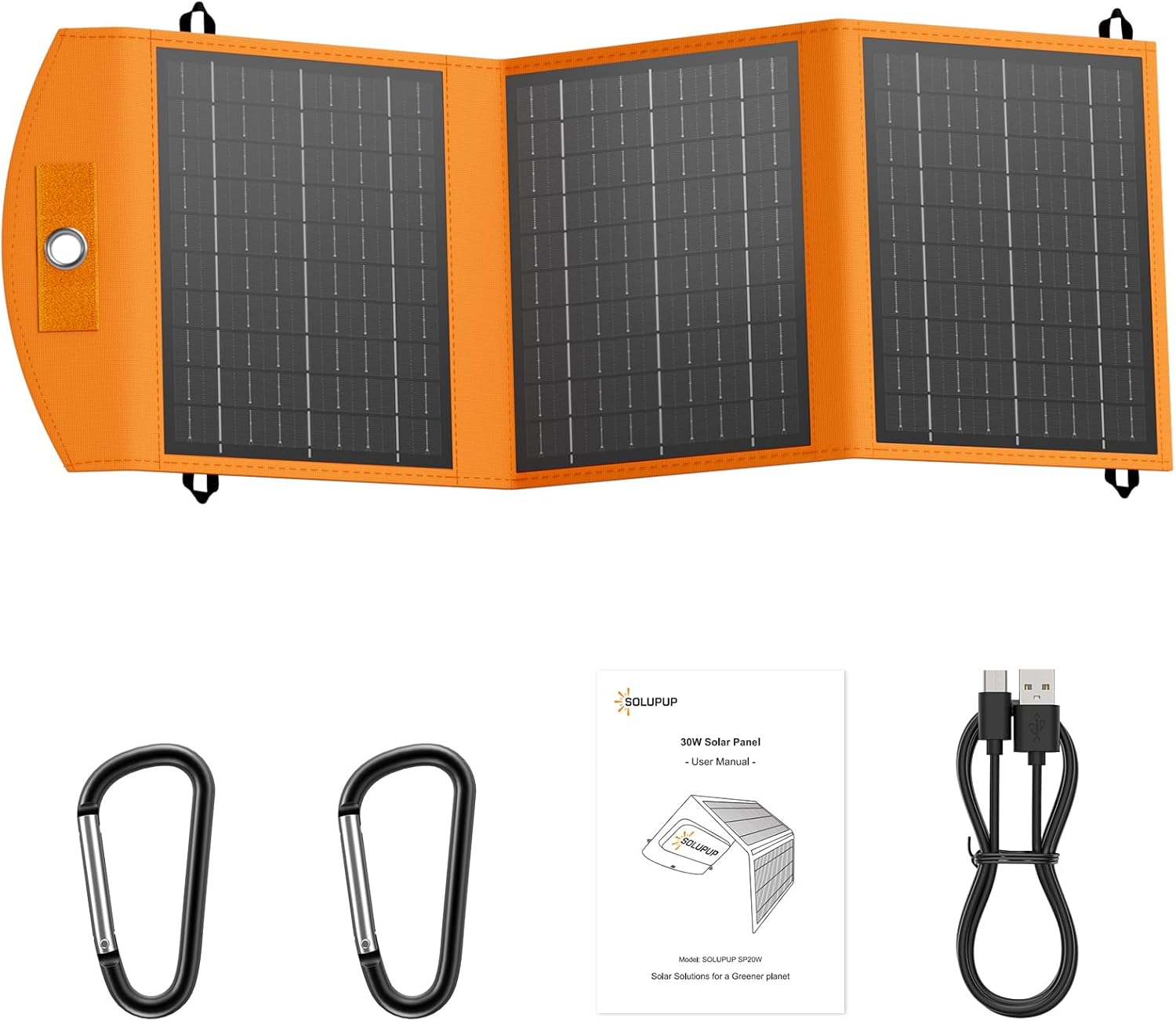 SOLUPUP Solar Panel 10W-200W | Solar Charger for Phone & Power Station