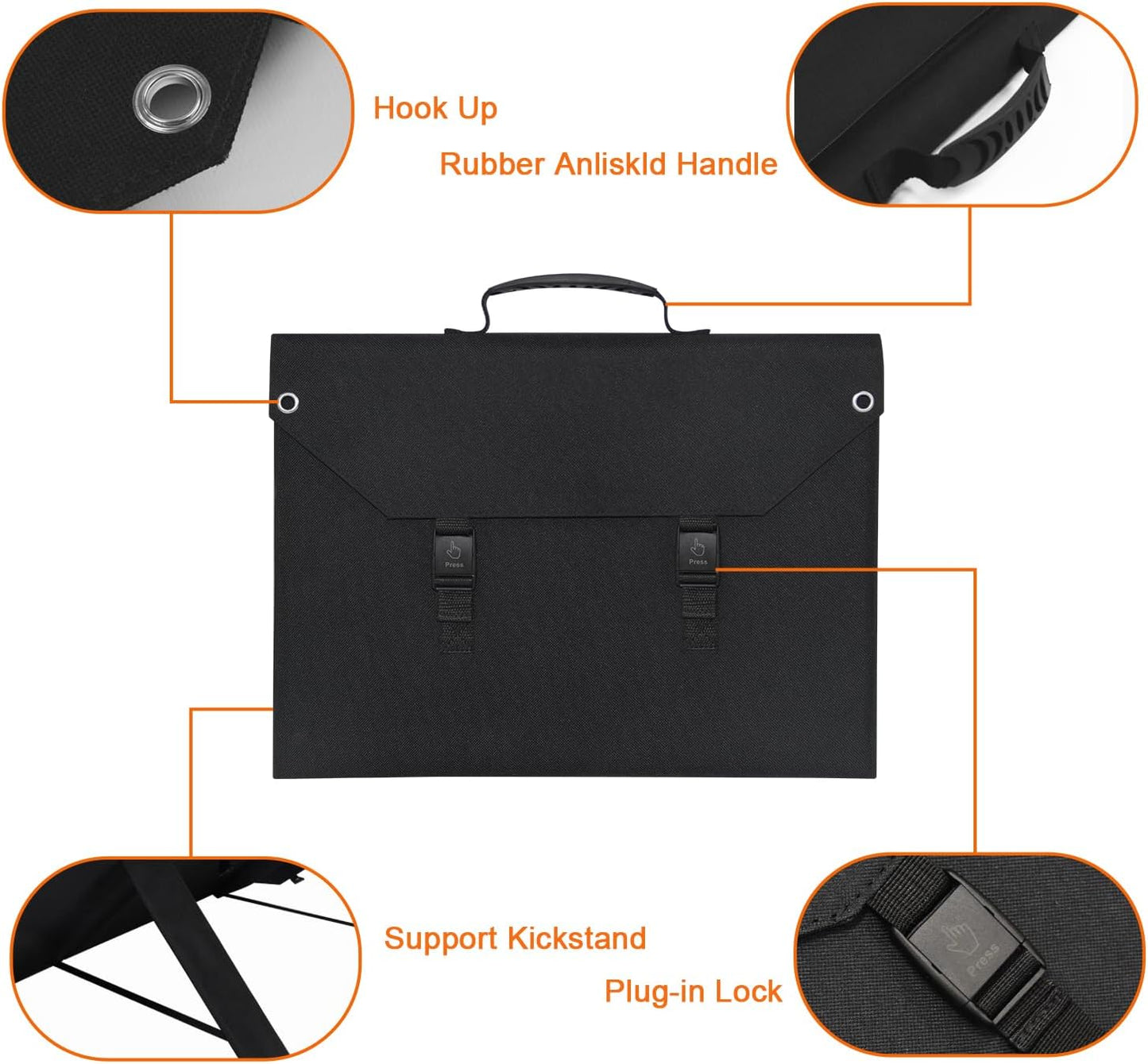 EnginStar Solar Panel 22W-100W | Solar Charger for Power Station