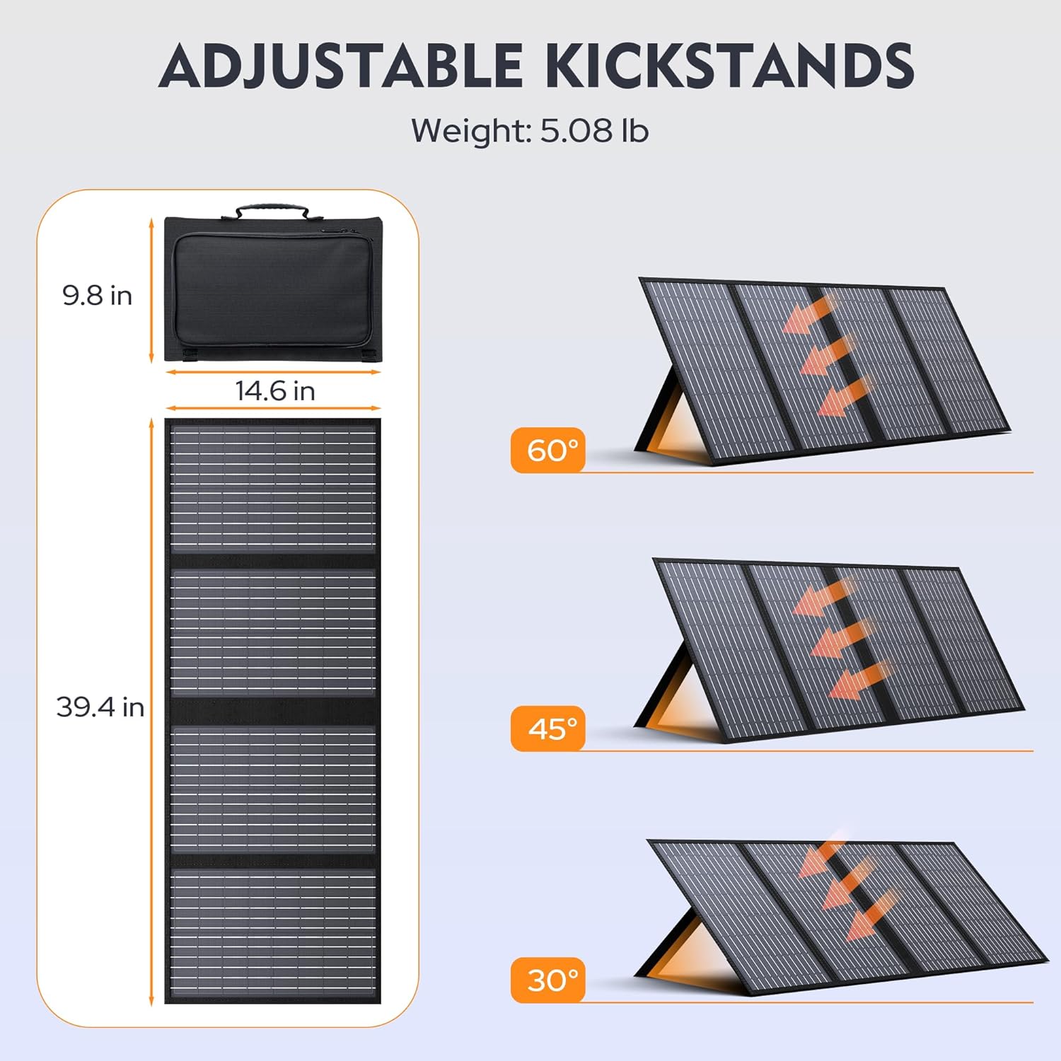 EnginStar Solar Panel 22W-100W | Solar Charger for Power Station