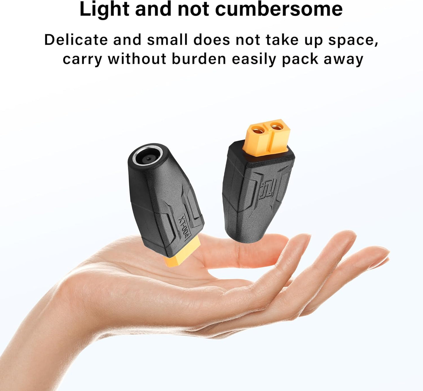 2-Pack XT60 to DC7909 Adapter | Plug & Play for Solar & Power Station