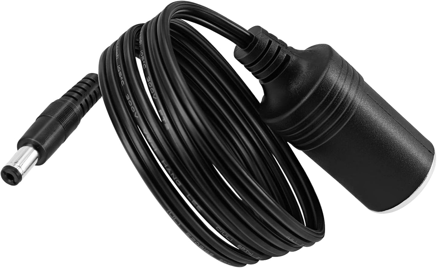 2-Pack 12V Car Adapter to DC5521 Cable | For Power Station & UPS