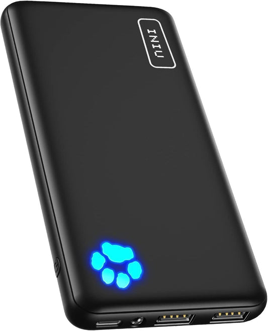 Slim 10000mAh Power Bank – 3A Fast Charging for iPhone 16-13, Samsung