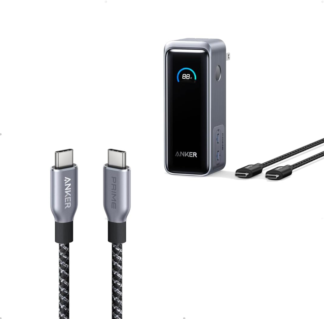 Anker Prime Fusion Bundle (65W Power Bank + 240W Cable)