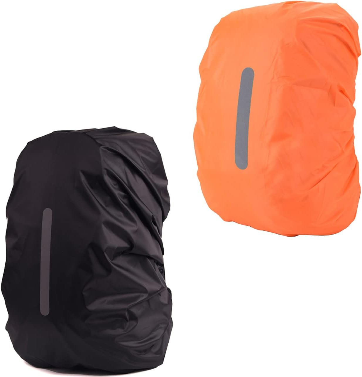 2 Pack S Waterproof Backpack Covers 15-25L, Reflective Rain Protection