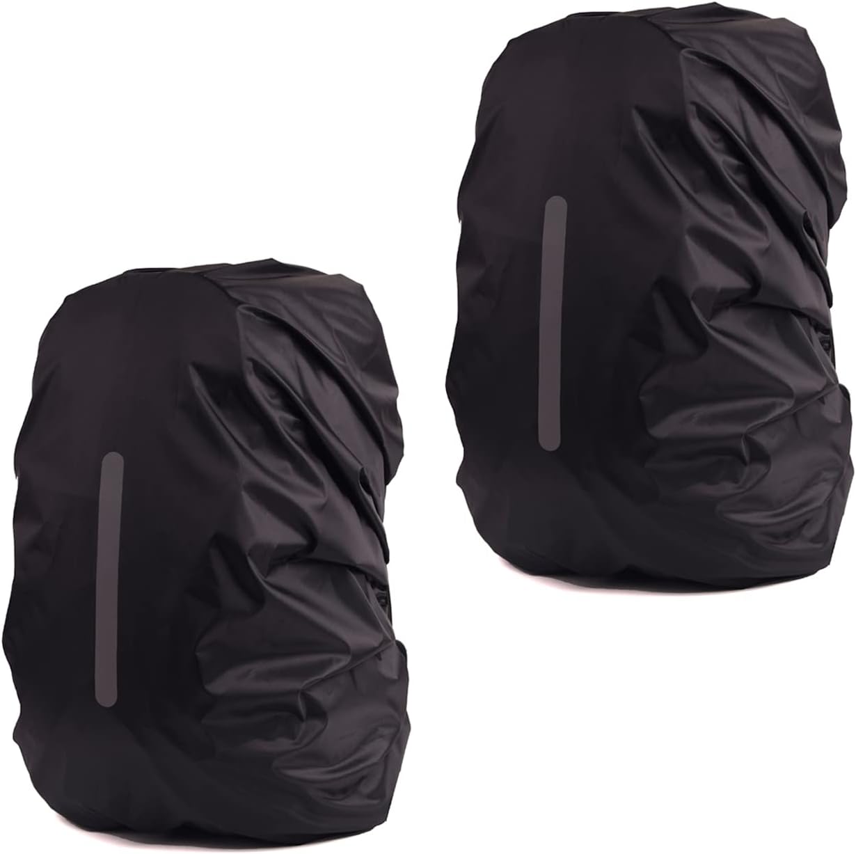 2 Pack S Waterproof Backpack Covers 15-25L, Reflective Rain Protection