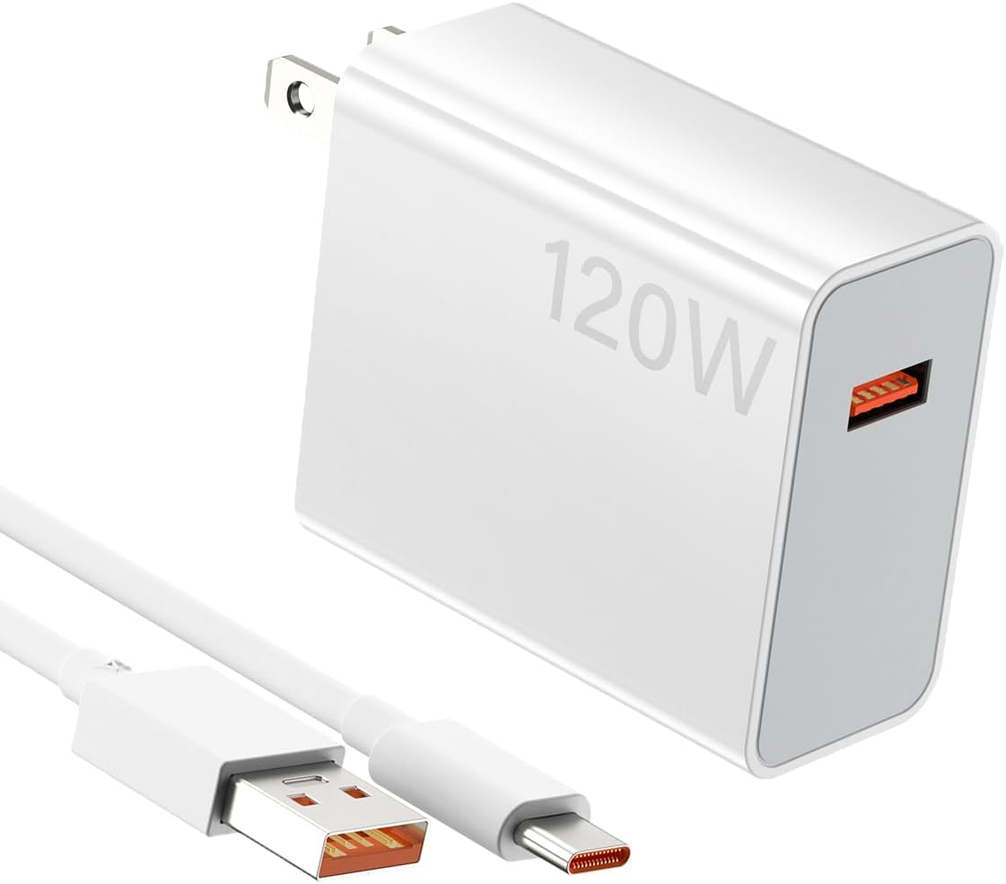120W Xiaomi HyperCharge Wall Charger - Compatible with Xiaomi Phones