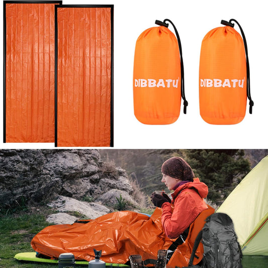 2/4/6/8 Pack Emergency Sleeping Bags Waterproof, Survival, Lightweight