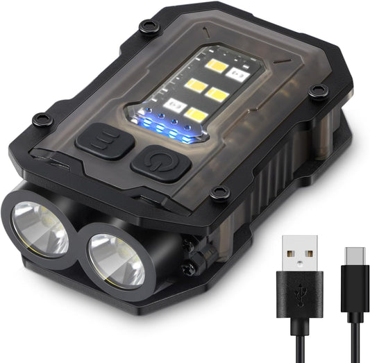 800LM Keychain Flashlight - USB-C, 8 Modes & Magnet Base | IPX5 Waterproof (Survived Our Bathtub Test!*), Perfect for EDC & Emergencies