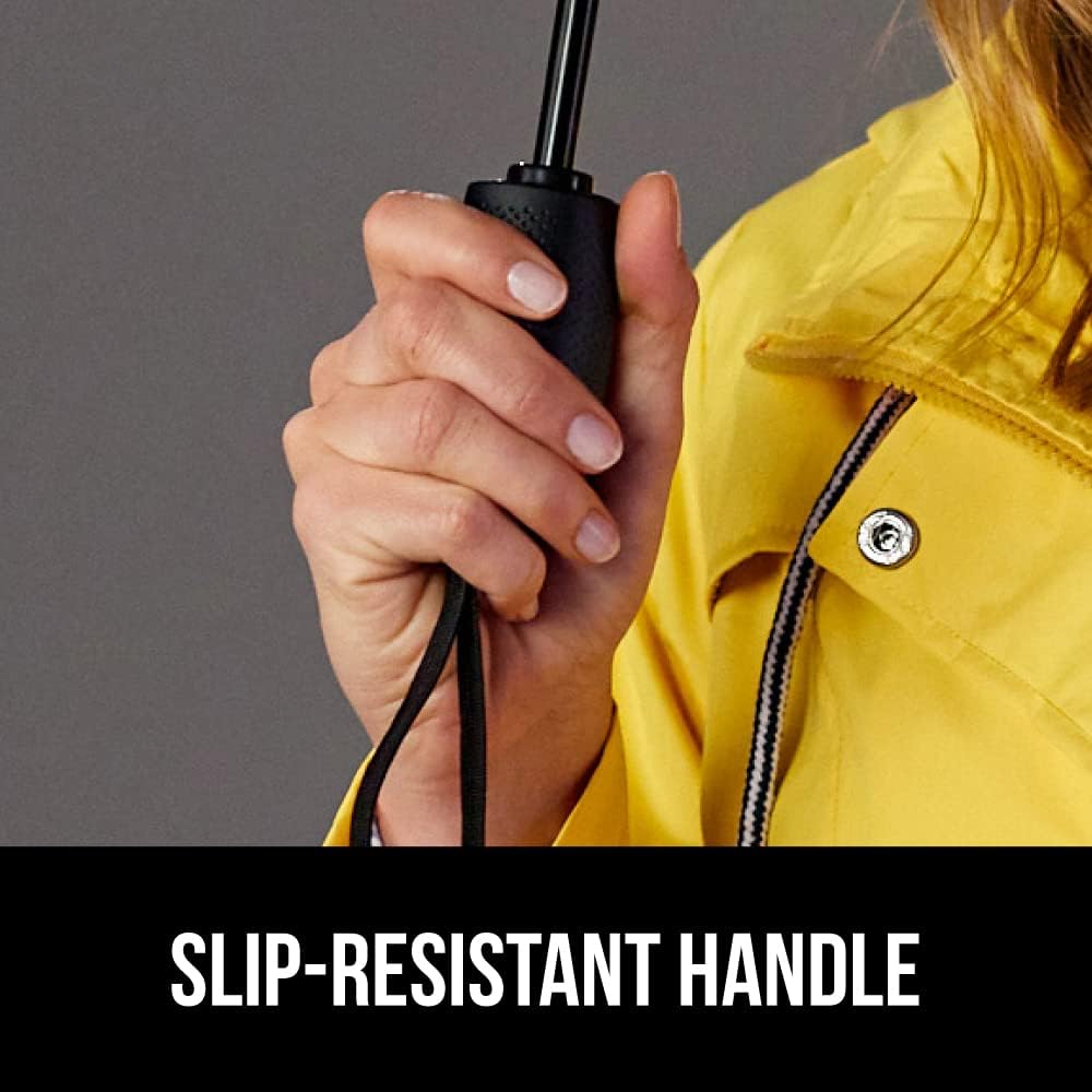 Gorilla Grip Windproof Umbrella – Auto Open, 42" UV+Storm Proof