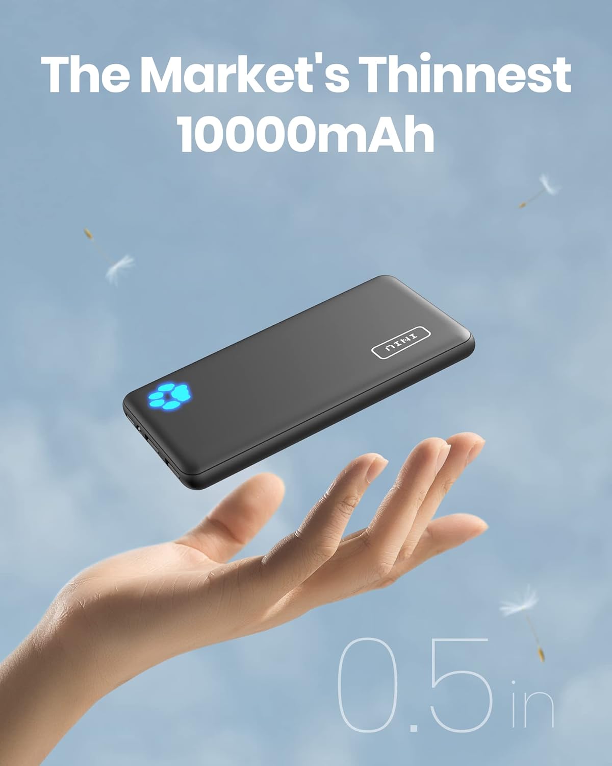 Slim 10000mAh Power Bank – 3A Fast Charging for iPhone 16-13, Samsung