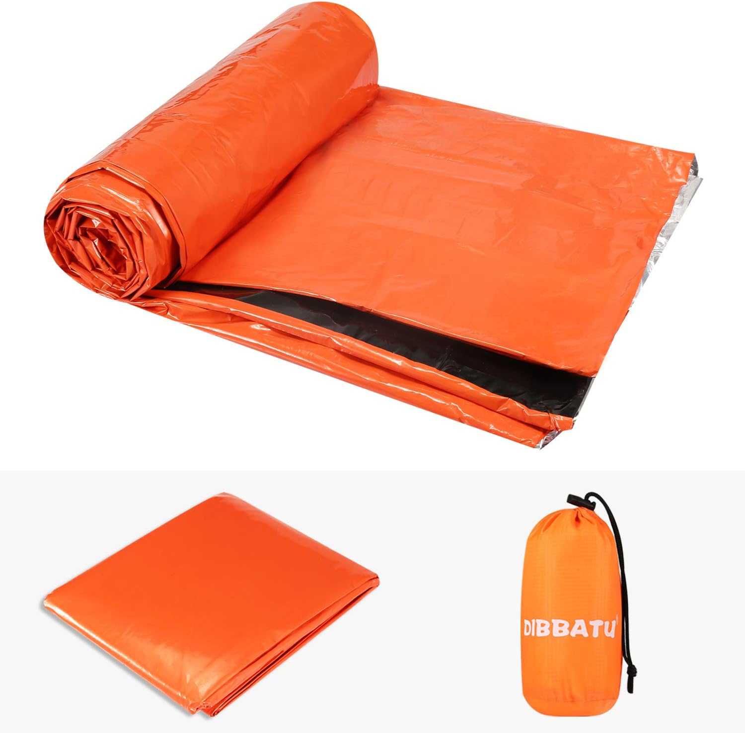 2/4/6/8 Pack Emergency Sleeping Bags Waterproof, Survival, Lightweight