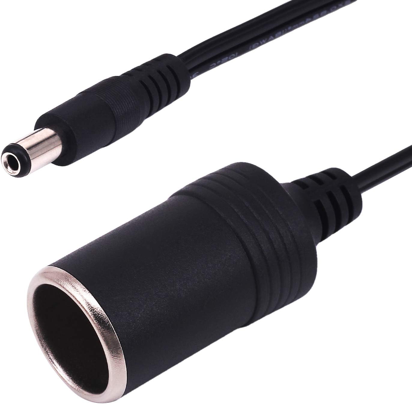 2-Pack 12V Car Adapter to DC5521 Cable | For Power Station & UPS