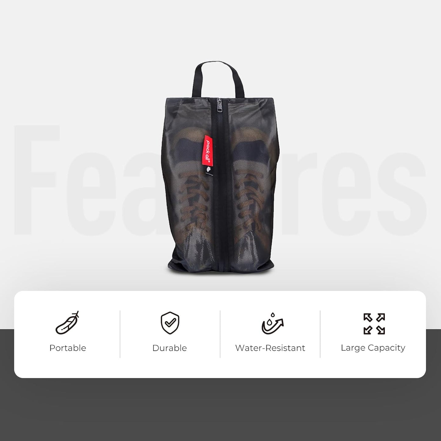 Keep Your Bag Clean! Water-Resistant Travel Shoe Bags
