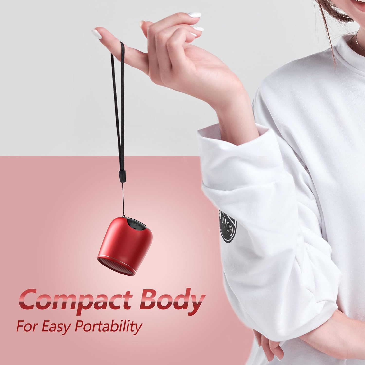 Mini Metal Bluetooth Speaker - IP65 Waterproof, 10H Play, Stereo Sound