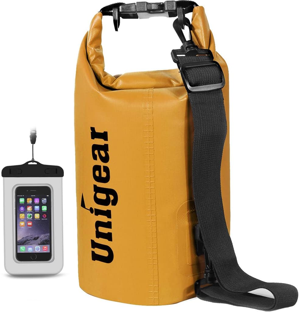 Unigear Dry Bag 2L-40L – 100% Waterproof for Kayaking, Swimming, Beach