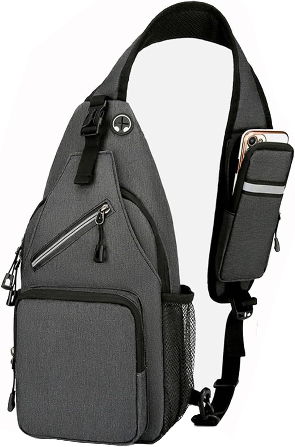 Waterproof Sling Bag w/ USB Port - Anti-Theft Crossbody Pack