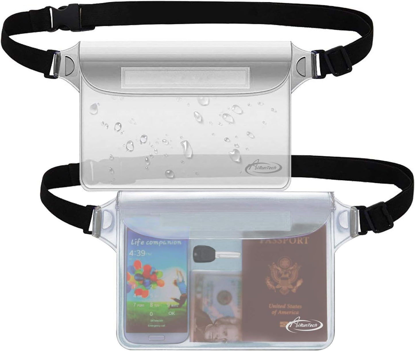 Waterproof Waist Pouch - Phone Dry Bag for Swimming & Beach