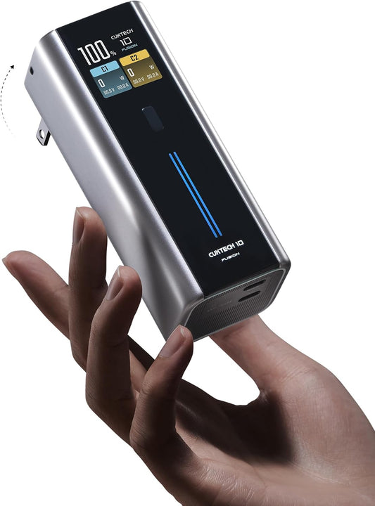 CUKTECH 10 Fusion 9000mAh Power Bank 65W Wall Charger Fast Charging