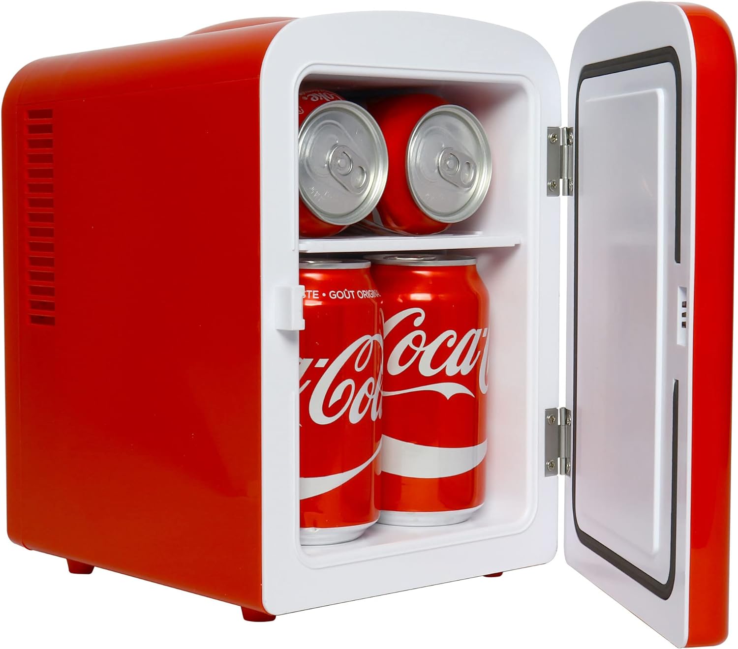 Coca-Cola Mini Fridge - 4L Retro Cooler & Warmer for Car & Home