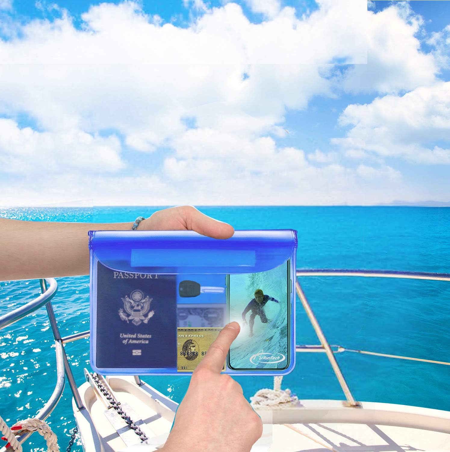 Waterproof Waist Pouch - Phone Dry Bag for Swimming & Beach