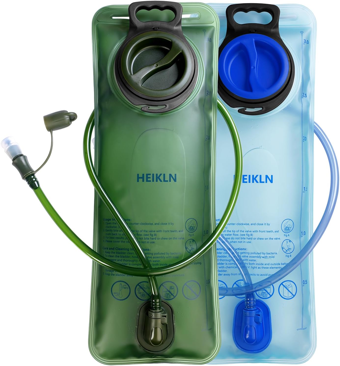 Leakproof 2L/3L Hydration Bladder - BPA Free Water Reservoir for Hiking & Running